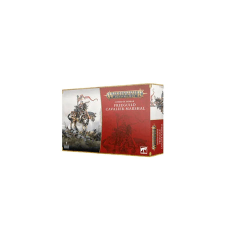 Warhammer Age of Sigmar Cities of Sigmar Freeguild Cavalier-Marshal boxed miniature set
