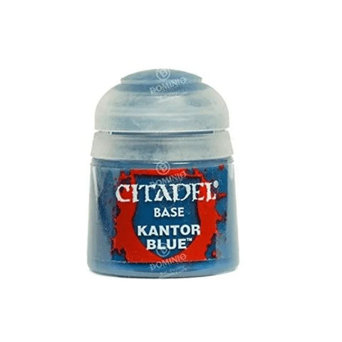 Citadel Base Kantor Blue miniature paint pot for tabletop game model painting