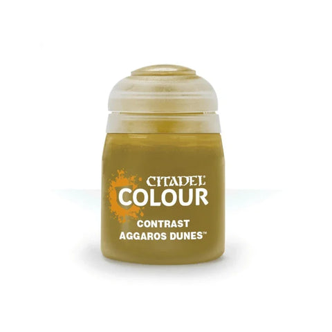 Citadel Colour Contrast Aggaros Dunes 18ml paint pot for miniature painting