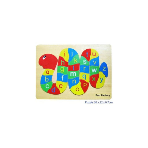 Fun Factory Wooden Puzzle Alphabet Snake