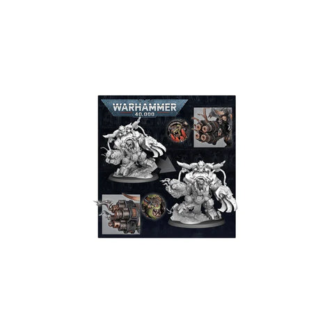 Warhammer 40,000 Ork Ghazghkull Thraka miniature kit box with model images