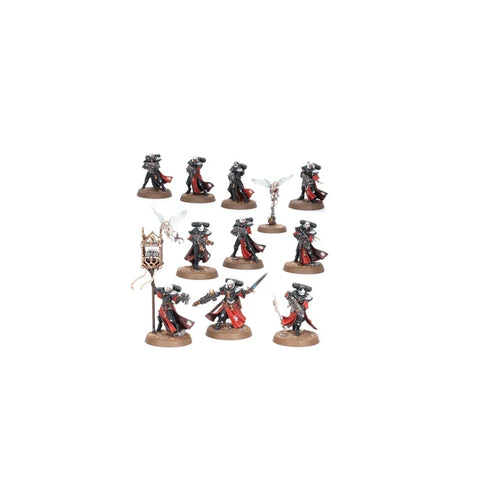 Warhammer 40K Adepta Sororitas Battle Sisters Squad painted miniatures set