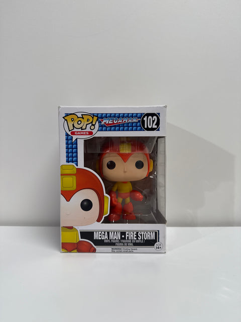 Mega Man Fire Storm Exclusive Pop! Vinyl Figure #102