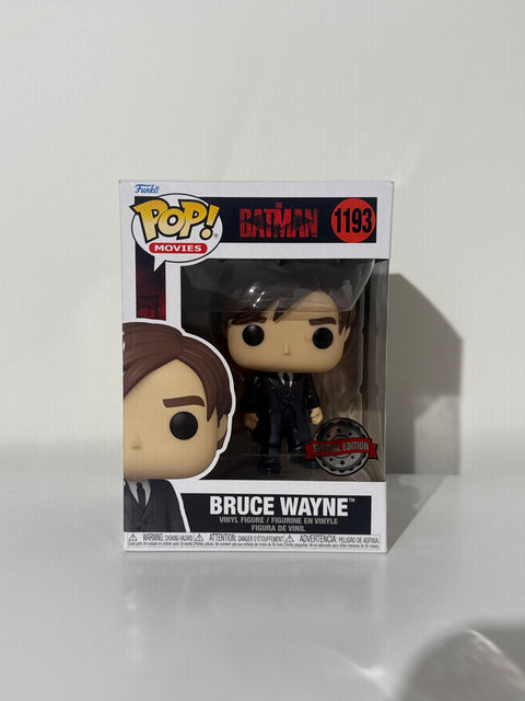 Pop! Vinyl Figurine The Batman Bruce Wayne Suit RS #1193  (pre-owned)