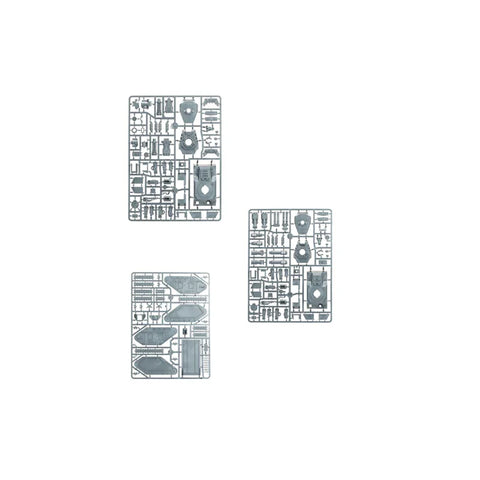 Plastic model kit sprues for Leman Russ Battle Tank tabletop gaming miniature