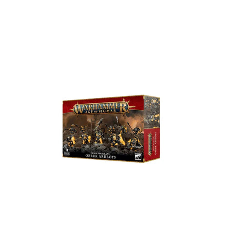 Warhammer Age of Sigmar Orruk Ardboys miniature figure set box