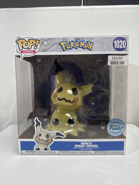 Funko Pop Pokémon Mimikyu vinyl figure in box, special edition collectible toy