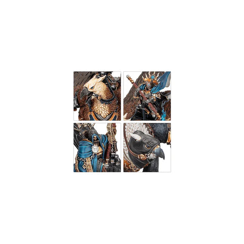 Stormcast Eternals Iridan miniature close-up, fantasy tabletop wargame figure