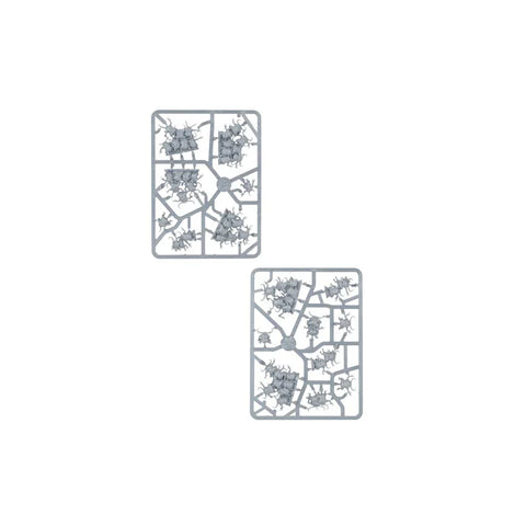 Maggotkin of Nurgle Nurglings plastic sprue for tabletop miniature assembly