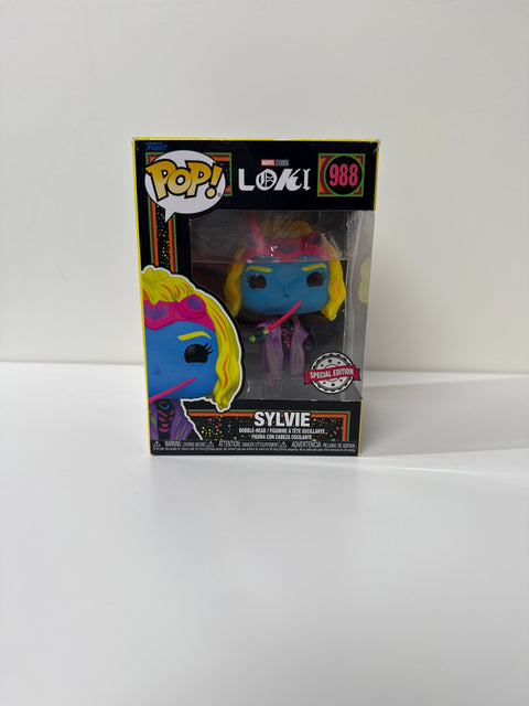 Sylvie (Blacklight) (Preowned) – Funko Pop! Vinyl Figure | Loki (2021) | Marvel