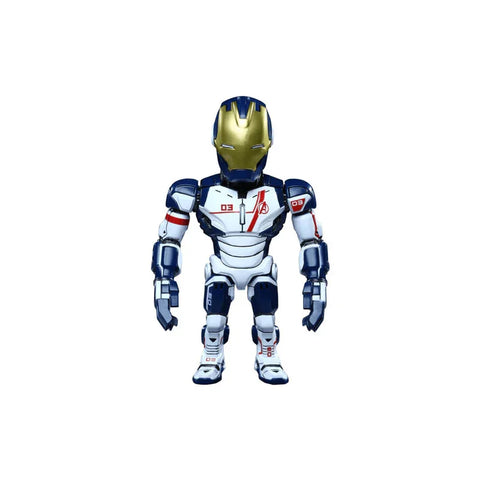 Iron Legion collectible action figure with blue, white, and gold armor from Avengers