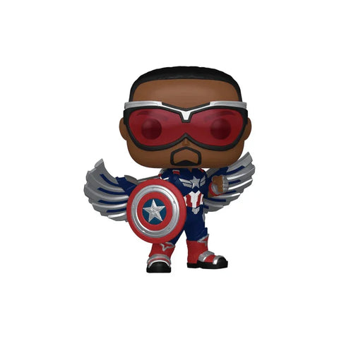 Captain America Brave New World Funko Pop vinyl figure with shield and wings
