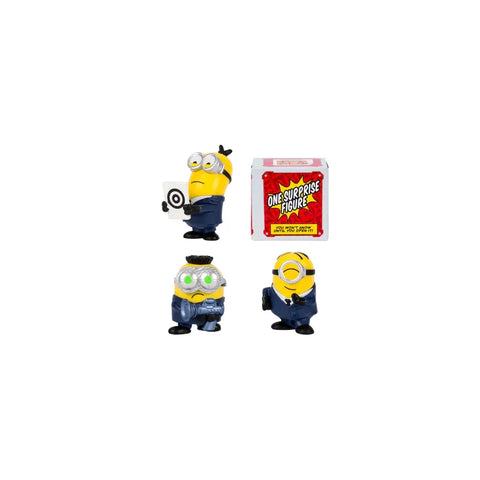 Despicable Me 4 Minions collectible toy figures 4-pack with surprise figure box