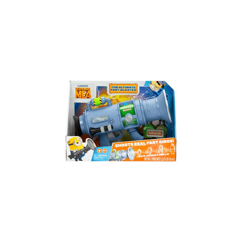 Despicable Me 4 Ultimate Fart Blaster toy gun in blue packaging with Minions graphics
