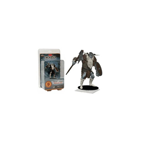 D&D Attack Wing Frost Giant game miniature with axe and shield, figure and packaging