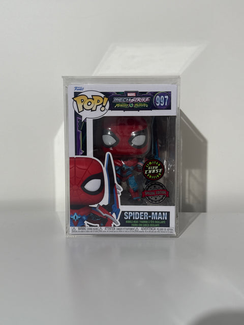 Spider-Man (Chase) (Glows in the Dark) (Preowned) – Funko Pop! Vinyl Figure | Marvel