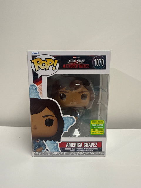 Funko Pop America Chavez vinyl figure in box, Doctor Strange Multiverse of Madness, limited edition