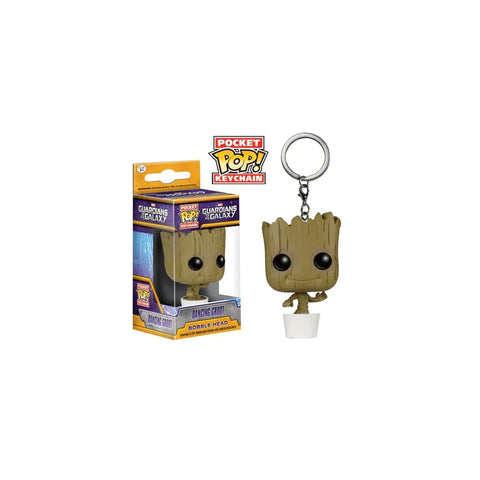 Guardians of the Galaxy Dancing Groot Funko Pop keychain collectible toy with box