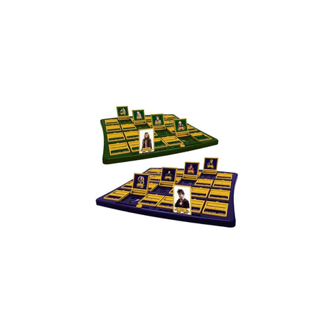 Harry Potter themed Guess Who board game with character cards on two game boards