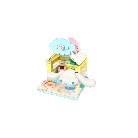 Cinnamoroll building block toy set with cute beach house and character figure