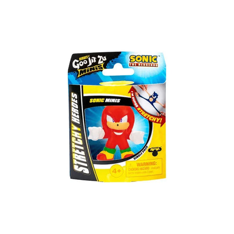 Goo Jit Zu Sonic Minis stretchy hero toy in retail packaging