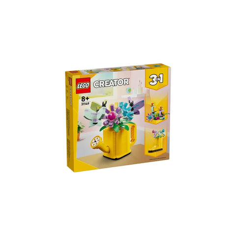 LEGO Creator 3-in-1 Flowers in Watering Can building toy set box for ages 8 and up