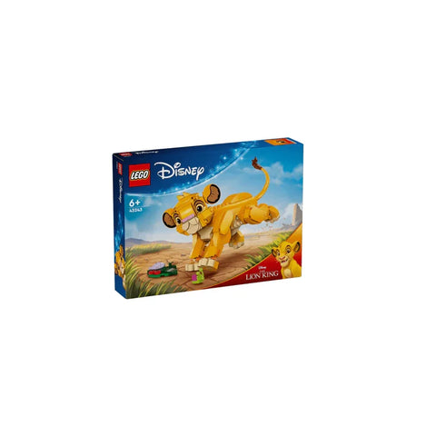 LEGO Disney The Lion King Simba cub building set in colorful box, toy for ages 6 and up