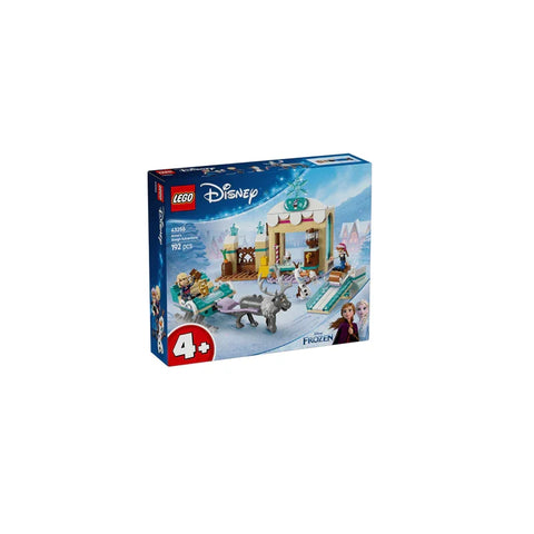 LEGO Disney Frozen Anna's Sleigh Adventure building set box with snowy scene