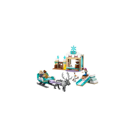 Lego Disney Frozen Anna's sleigh adventure building set with characters and winter scene
