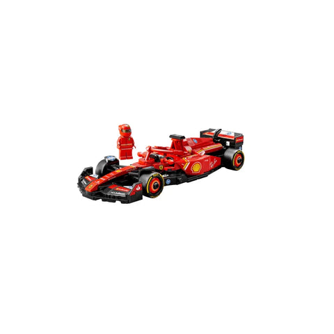 Lego Speed Champions red Formula 1 race car toy with driver minifigure