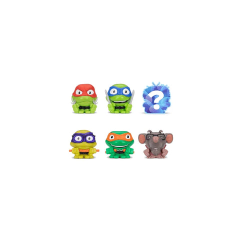 Teenage Mutant Ninja Turtles collectible mini figurines with mystery figure