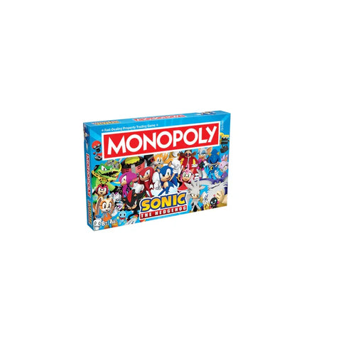 Monopoly Sonic the Hedgehog edition board game box with Sonic characters on cover