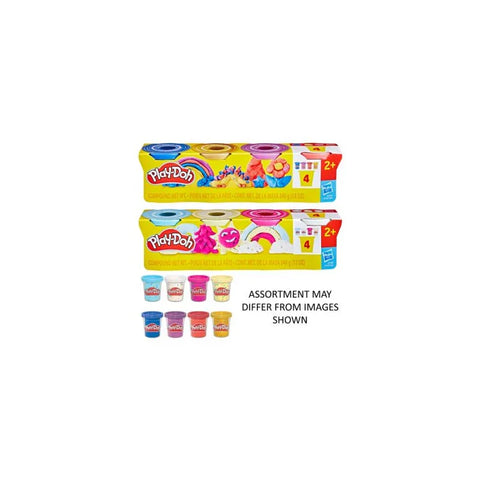Play-Doh assorted colors specialty compound packs for kids, set of 4, colorful modeling clay