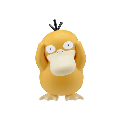 Psyduck model kit toy figure, yellow duck character with large beak, collectible toy