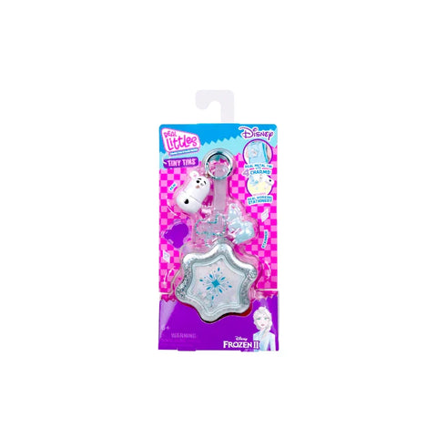 Disney Frozen II Real Littles Tiny Tins keychain toy in retail packaging