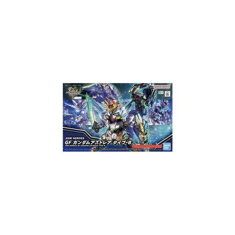 SDW Heroes GF Gundam Astraea Type-B model kit box with colorful robot artwork