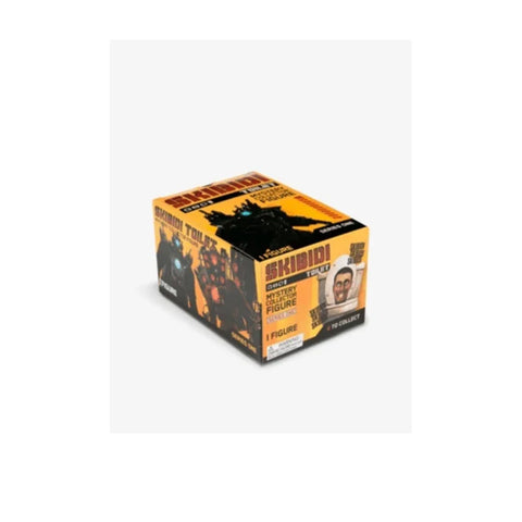 Skibidi Toilet Series 1 mystery figure box with colorful character graphics