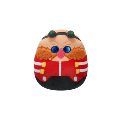 10 inch plush toy inspired by Sega character with red jacket, goggles, and bushy mustache