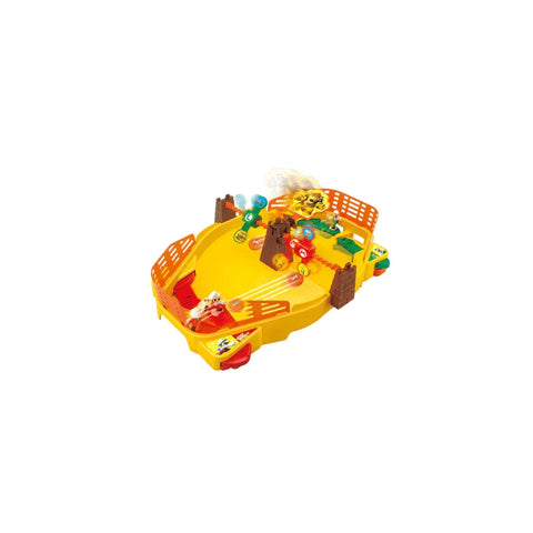 Super Mario Fire Mario Stadium pinball-style tabletop toy game with colorful play features