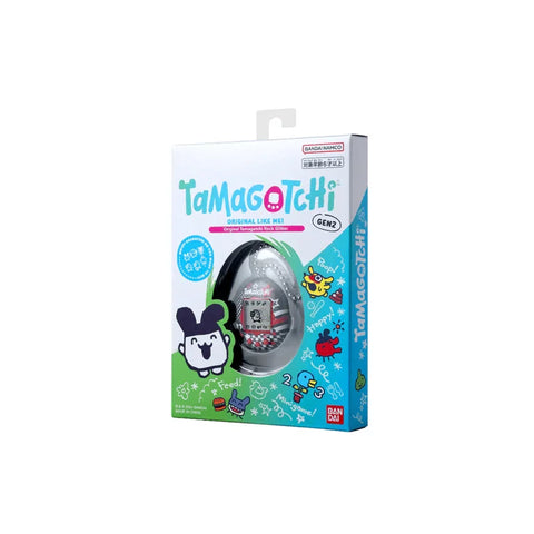 Tamagotchi Original Rock Glitter Gen 2 virtual pet toy in colorful retail packaging