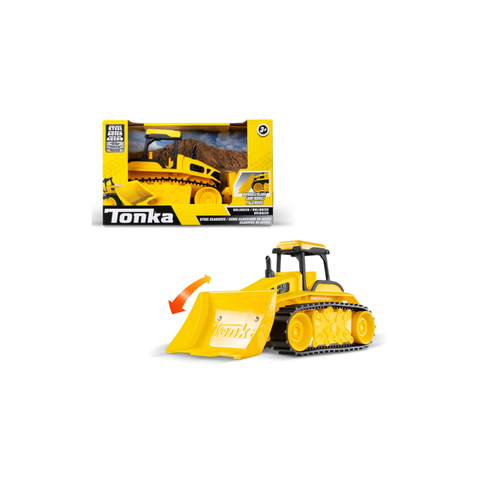 Tonka- Steel Classics Assortment 1:32 (Dump Truck, Bulldozer, Excavator)