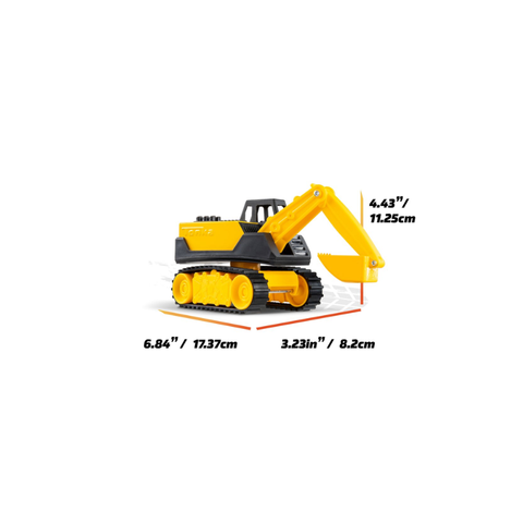 Tonka- Steel Classics Assortment 1:32 (Dump Truck, Bulldozer, Excavator)