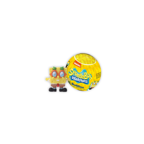 SpongeBob SquarePants Buddies collectible toy figure with yellow packaging ball