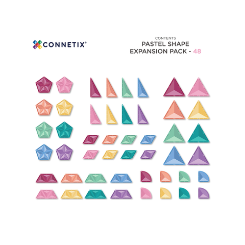 Pastel Shape Expansion Pack 48 pc