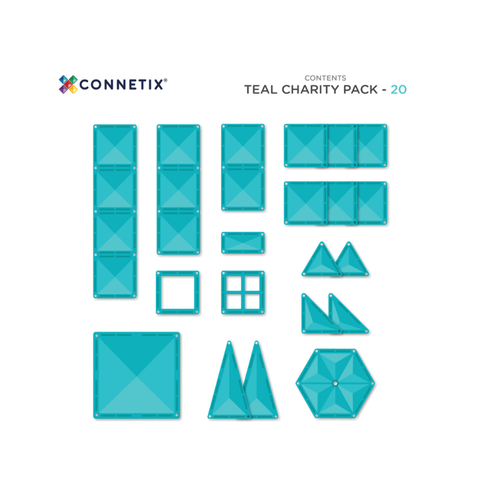 Charity Pack Teal 20 pc
