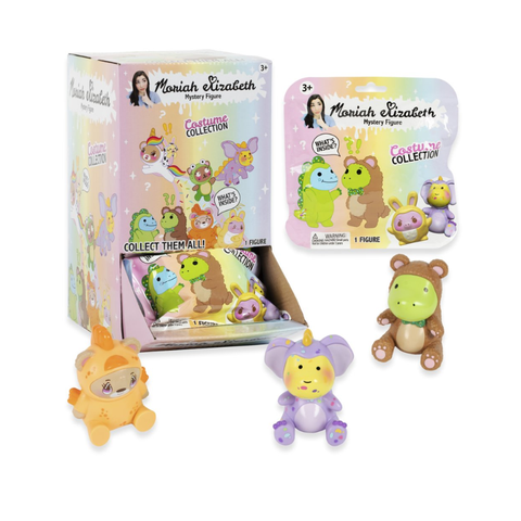 Moniah Elizabeth Costume Collection mystery figures – collectible toy animals in cute costumes for kids 3+
