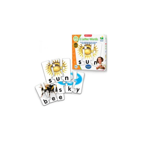 Learning Journey Match It! - 3 Letter Words