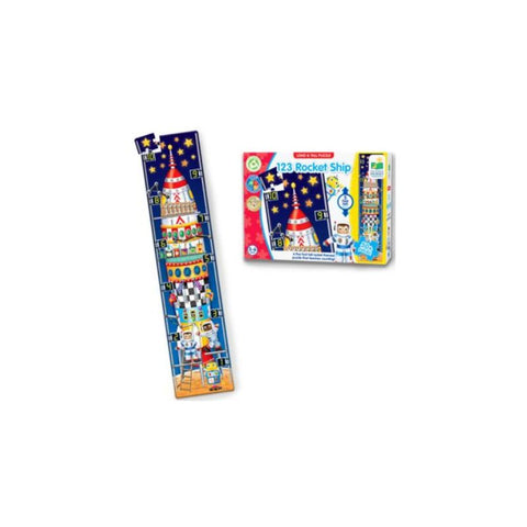 Learning Journey Long & Tall Puzzles - 123 Rocketship