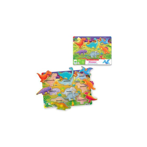 Learning Journey My First Lift & Learn Wooden Puzzle - Dinosaurs