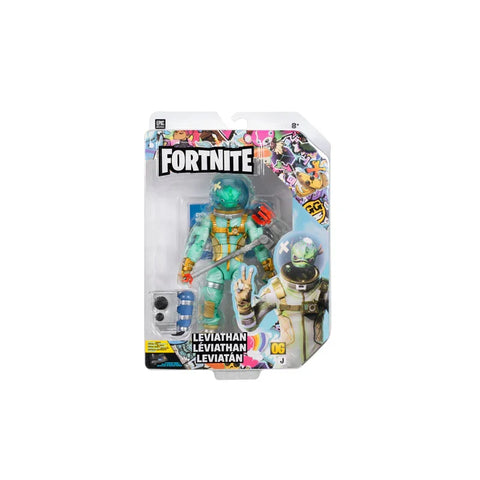 Fortnite Leviathan action figure in astronaut suit, collectible toy in retail packaging